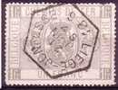 Belgie Belgique CF SP 6 Cote 20.00 €  LIEGE (JONFOSSE) 21 JUIN 4 S 18 6  4 S Renversé Omgekeerd Cachet Hexagonal Stempel - Used