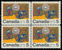 Canada (Scott No. 522i - Noel 1970 Bloc Central / 1970 Christmass Central Block) [**] - Oblitérés