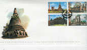 HERITAGE CULTUREL ET MONUMENTS 1996 FDC THAILANDE BOUDDHISME - Bouddhisme