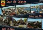 06 - MULTIVUE CROS DE CAGNES (générale, Bd De La Plage, Port, Rue Pittoresque, Chateau, Cagnes Cros De Cagnes)(de 1966) - Cagnes-sur-Mer