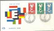 FDC - 1958  LUXEMBOURG - 1958