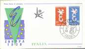 FDC - 1958  ITALIEN - 1958