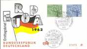 FDC - 1962 DEUTSCHLAND BUND - 1962