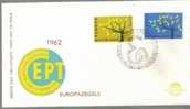 FDC - 1962  NEDERLAND - 1962