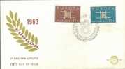 FDC - 1963  NEDERLAND - 1963