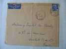 1953 MARCOPHILIE LETTRE DE BASSE TERRE EN GUADELOUPE TIMBRE MARIANNE DE GANDON 15F PAR AVIONP/LAMBALLE COTE DU NORD 22 - Storia Postale