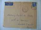 1953 MARCOPHILIE LETTRE DE BASSE TERRE EN GUADELOUPE TIMBRE MARIANNE DE GANDON 15F PAR AVIONP/LAMBALLE COTE DU NORD 22 - Cartas & Documentos