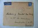 1952 MARCOPHILIE LETTRE DE BASSE TERRE EN GUADELOUPE TIMBRE MARIANNE DE GANDON 15F PAR AVIONP/LAMBALLE COTE DU NORD 22 - Brieven En Documenten