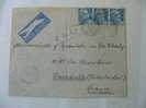 1948 MARCOPHILIE LETTRE DE BASSE TERRE EN GUADELOUPE TIMBRE MARIANNE DE GANDON 15F PAR AVION P/ LAMBALLE COTE DU NORD 22 - Briefe U. Dokumente