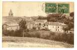 Montendre -- L' Eglise Et Le Chateau Vus Du Calvaire - Montendre