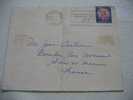 1956 MARCOPHILIE LETTRE DES ETATS UNIS:NEW-YORK POUR BOMBON PAR Mormant  Seine Et Marne   FRANCE AIR MAIL - Storia Postale