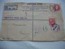 1926 MARCOPHILIE ENTIER POSTAUX DE GRANDE BRETAGNE:MANCHESTER / LONDON  RECOMMANDE POUR MARSEILLE BDR 13 FRANCE AIR MAIL - Material Postal