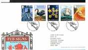 2003 Pub Sign GB FDC First Day Cover - Ref B142 - 2001-10 Ediciones Decimales