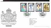 2002 The Queen Mother GB FDC First Day Cover - Ref B142 - 2001-2010 Em. Décimales