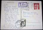 Postage Due,Porto Stamp,Germany,Wetzlar,Town View,Bridge,River,postcard - Wetzlar