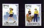 AMERICA UPAEP MNH STAMP Mail Man, Mail Woman, Letter, Package - Other & Unclassified