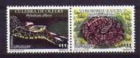 URUGUAY STAMP MNH REPTILE AMPHIBIANS  Snakes - Serpents
