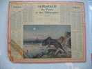 ALMANACH DES POSTES ET TELEGRAPHES  DE 1930  LION A L'AFFUT  ETAT MOYEN VOIR SCANN PAS FACILE A TROUVER COMPLET AU VERSO - Tamaño Grande : 1921-40