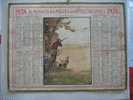 ALMANACH DES POSTES &TELEGRAPHES 1938 CHASSE OREE DU BOIS  ETAT MOYEN VOIR SCANN PAS FACILE A TROUVER COMPLET AU VERSO - Grand Format : 1921-40