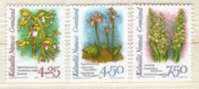 Groenland 1996 Yvertn° 263-65*** MNH Fleurs Cote 9 Euro - Neufs