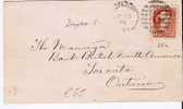 C-V029a/  KANADA - Streifband (wrapper) 1874, London-Toronto. Victoria 3 C. (Brief, Cover, Lettre) - Lettres & Documents