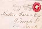 C-V029b/  KANADA - Toronto-Flagg-Cancellation (Stempel) 21. Nov.  1901 EN 12 (1899) - 1860-1899 Regering Van Victoria