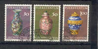 Liechtenstein  1974.-  Y&T Nº  545 Y 547/48 - Gebruikt