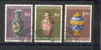 Liechtenstein  1974.-  Y&T Nº  545 Y 547/48 - Oblitérés