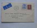 1958 MARCOPHILIE LETTRE DE GREAT-BRITAIN: LONDON POUR MARSEILLE 13/ FRANCE / PAR AVION BY AIR MAIL - Franking Machines (EMA)