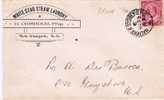 Can068/ KANADA -  Nova Scotia, Bahnpost Halifax-Sydney 1903, Firmenkuvert - Briefe U. Dokumente
