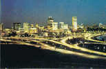 AUSTRALIA : 1981 : Post.Stat. : PERTH,CITY,NIGHT,BRIDGE,SKYSCRAPERS,ILLUMINATION,LIGHT,ARCHITECTURE, - Postal Stationery