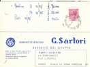 G. SARTORI  DROGHIFICIO - BASSANO DEL GRAPPA -VIAGGIATA  1970 - - Winkels