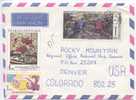 Czechoslovakia Air Mail Cover Sent To USA 1983 - Corréo Aéreo