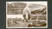 HARTLEPOOL LIGHTHOUSE, PROMENADE, POOL, CLIFF GARDENS, VINTAGE POSTCARD - Other & Unclassified