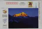 Mt.Everest,China 2002 Beijing Post Office Advertising Pre-stamped Card - Climbing