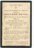 Faire-part De Décès - BIOUL - Edouard Detal - Instituteur Et Secrétaire Communal - Other & Unclassified