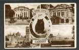 CARDIFF, BLACK CAT, UNIVERSITY COLLEGE, WAR MEMORIAL, MUSEUM, CITY HALL, VINTAGE POSTCARD - Glamorgan