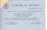 COMUNE DI MILANO - TEATRO LIRICO - 1937 - MARESCIALLO BADOGLIO  PARLERA' AI COMBATTENTI- - Andere & Zonder Classificatie
