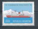 NAVI / SHIPS / SCHIFFE - 1981 Trattato Antartico 1v ARGENTINA - Maritiem