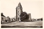 Connere Place De L´église Cpsm Pf Timbre Décoller à L'arriére - Connerre