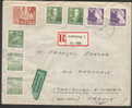 SWEDEN - Registered Cover To France 1948 - Lettres & Documents