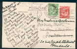 UK - 1p  INVERNESS On PC TO London 1930 - Uprated And Forwarded To Belgium - Brieven En Documenten