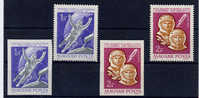 Hongrie 1965, Espace, Astronautes (Leonov Beliajev), A 270 / 71 + Non Dentelé, - Europe