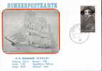 NAVI / SHIPS / SCHIFFE - SONDERPOSTKARTE  U.S. Schulschiff "EAGLE" - Maritime