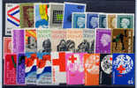 Pays-Bas ** Entre 1969 / 1972, Erasmus, Juliana, Sculpture, Croix-Rouge, Cote 28,85 E - Unused Stamps