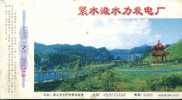 Jinshuitan Hydroelectric Power Station  ,   Pre-stamped Card , Postal Stationery - Acqua