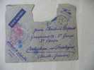 MARCOPHILIE LETTRE:MAROC EX PAT FRANCAIS-CACHET INTENDANCE MILITAIRE-M-A-LACATON-MID ELT TIRAILLEUR LABALLE FM 1940 AVIO - Covers & Documents