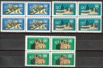 BULGARIA / BULGARIE - 1967 - Annee Int. Du Tourisme - 3v** Bl De 4 - Unused Stamps