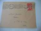 1951 MARCOPHILIE LETTRE DE MONACO -MONTE-CARLO POUR FLERS DE L'ORNE 61- FLAMME KRAGG - Postmarks