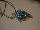 Bijoux, Pendentif, Collier, En Verre De Murano - Pendants